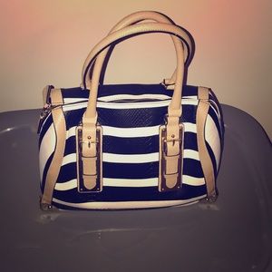 Large Black/White Aldo Satchel